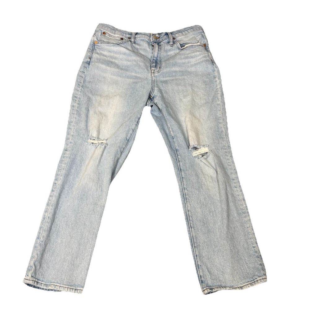 Madewell The High Rise Slim Boy Jean Women's Blue Denim Size 31x26